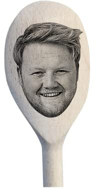 Kaleb Cooper Merch Gift Idea Image On A Wooden Spoon-Novelty Memorabilia Present Clarkson's Farm