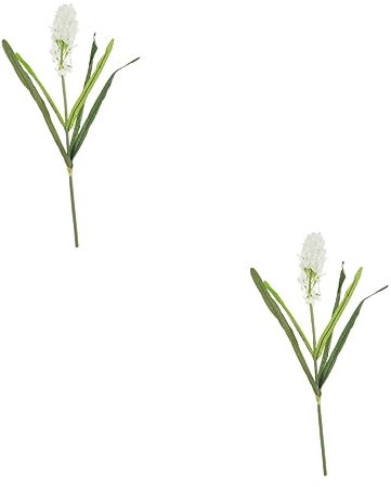 Warmhm 2stücke Künstliche Hyazinthe Dekoration Realistische Kunstblume Für Hochzeiten Heimdekoration Pflegeleichtes Blumenarrangement Mit Zufallsblütenknospen Für Büro Romantische