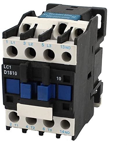 Schütz AC220V Spule 18a 3 Phasen 1no 50/60Hz electronic starter Starter Relais LC1 D1810 Schwarz Industrial Electrical ZFUGEDRLI