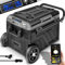 tillvex® Kompressor Kühlbox elektrisch 40-60 Liter | Elektrische Gefrierbox WIFI-APP-Steuerung 12/24 V 230V | Kühlschrank bis -20 °C für Auto, Lkw, Camping (Schwarz, 60 Liter)