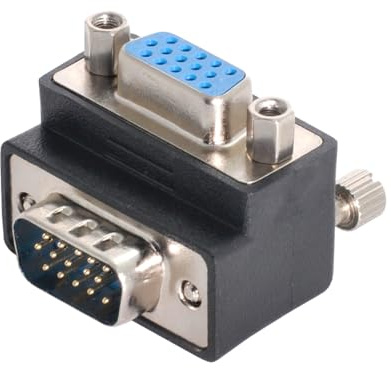 NFHK 90 gradi ad angolo superiore VGA maschio a femmina adattatore prolunga per proiettore monitor