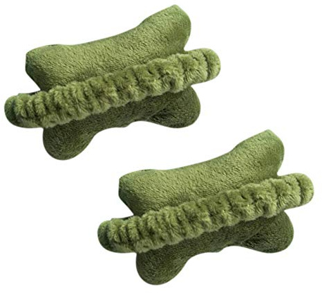 Handgelenkauflage | Tastatur- und Maus-Handgelenkauflage | 2 Handgelenkschoner | Weiches und frei bewegliches Haarband zur Handgelenkstütze der Maus