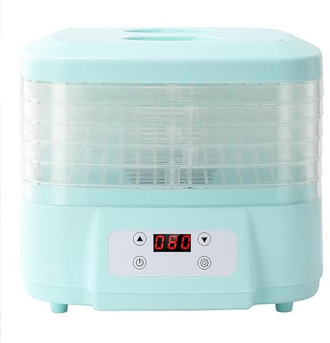 Macchina per frutta secca per alimenti Piccolo essiccatore per disidratazione Controllo della temperatura 35~80°C 6 strati regolabile Grande capacità Circolazione dell'aria calda a 360° Può essere