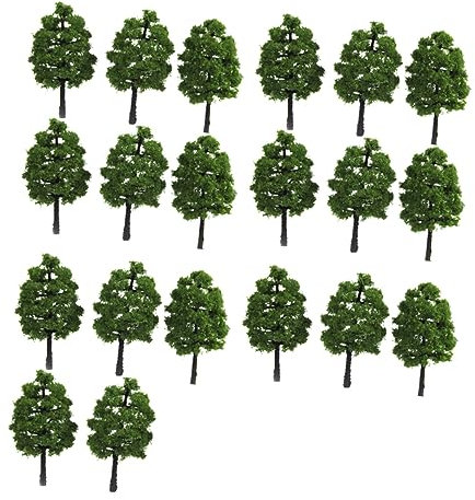 Anneome 40pezzi Alberelli Modello Paesaggio Per Decorazioni Diorama e Modellismo Architettonico