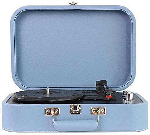 WDWDW Platine Vinyle Gramophone à Trois Vitesses Bluetooth 18/25/30 cm Tourne-Disque Vinyle Vintage avec S intégré