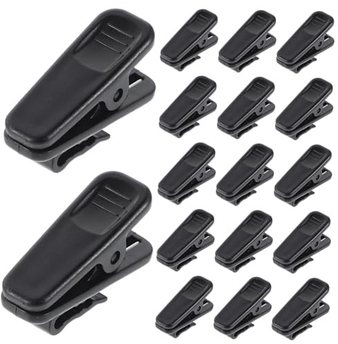 DOITOOL 100Pcs Headphone Wire Clips Durable Plastic Earphone Cable Holders for Organized Cord Management Lightweight Compatible with Various Headset Wires Portable for Daily