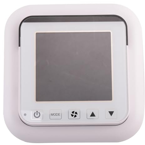 Glayent Tuya Smart Life - Termostato WiFi para aire acondicionado, temporizador de temperatura, 5 V CC, sensor de humedad, controlador de pantalla táctil LCD