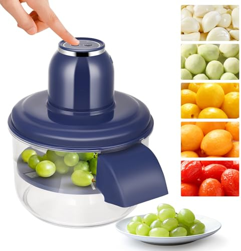 Elektrische Traubenschälmaschine, Automatische Schälmaschine kleines Obstschälwerkzeug, leicht zu reinigendes Zubehör, automatisches kleines Grape-Entschälwerkzeug für Trauben, Tomaten, Kirschen