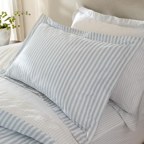 Yard Hebden Pillowcase Pair (Blue)