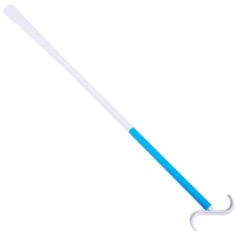 Tofficu Detachable Multi-use Shoehorn Dressing Pole 2-in-1 Dressing Aid Sock Remover Abs Material Adjustable Length and Travel Assistance Suitable for Handicap and Pregnant Women
