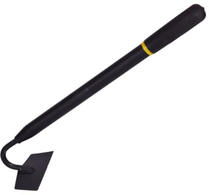 SHINEOFI Houe de Jardin Manuelle en Acier au Manganèse Épaissi, , Noire, pour Planter Fleurs et Légumes, Outil de Jardinage et Désherbage, Usage Maison et Bureau