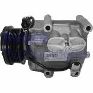 DELPHI TSP0159375 Compresseur de clim Visteon Scroll PAG 46 Compatible avec FORD Fiesta Mk5 3/5 portes JH1, JD1, JH3, JD3 Fusion Break JU2, JU Mondeo Mk3 Break BWY Mondeo Mk3 5 portes B5Y | Compatible avec: FORD COUGAR, FIESTA IV, FIESTA Kasten/Großraumlimousine, FIESTA Kasten/Schrägheck, FIESTA V, FIESTA V Van