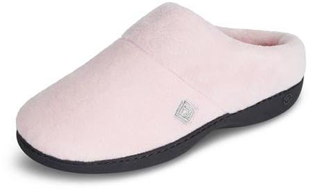 isotoner Women's Terry Clog Slippers: Non-Slip, Indoor/Outdoor, Non-Slip, Memory Foam, Machine Wash