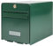 BURG-WÄCHTER Boîte aux Lettres Agréée La Poste, 1 Porte, 501 VE FAVOR, Vert, en Acier Galvanisé, Avec Porte à Ouverture Totale et Stop-Courrier (Porte bloquée à 120°)