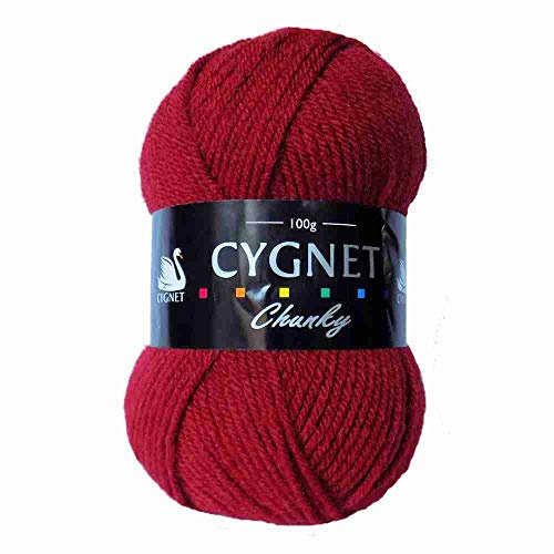 Cygnet Strickgarn, Strickwolle, grob, 389, Winterberry, 100 g