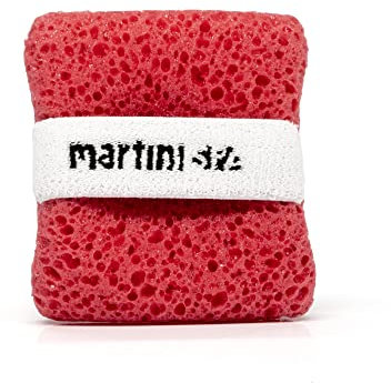 martini SPA - Massage Color - Guantino portasapone in poliuretano con elastico, colori assortiti, 10,5x12x2cm, 18g, 1 unità -MADE IN ITALY-