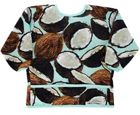 TWISTSHAKE Babero con mangas impermeable bebé | a partir de 6 meses, Coco, Talla única (78509)