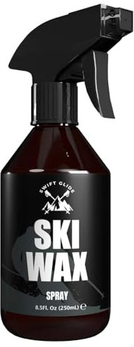 Swift Glide Skiwachs Spray als Abfahrt und Langlaufskiwachs mit extra hoher Gleitfähigkeit, Ski Wax Spray mit natürlichen Inhaltsstoffen und langanhaltender Wirkung, Flüssigwachs Langlaufski - 250ml