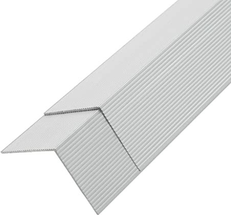 vidaXL 5 x Teakholz Terrassendielen Eckstäbe Terrassendielen L-Kante mehrfarbig