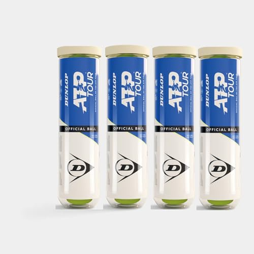 4x Dunlop Tennisball ATP 4TIN Tennisbälle 4er Dose Sparpaket