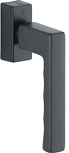 HOPPE Toulon SecuForte 11736045 Window Handle VK 32-42 mm Matt Aluminium Black