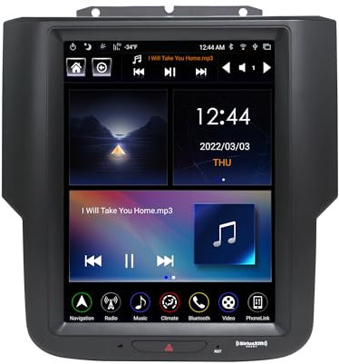 LINKSWELL GEN5 Car Radio for RAM 2014-2018/2019 Classic Body 1500 2500 3500 Android 10.4 Inch Head Unit Multimedia Player Wireless CarPlay/Android Auto GPS Navigation