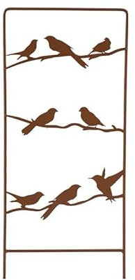 La Grande Prairie Petit Treillage Oiseaux 15x1x38cm