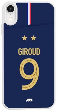 MYCASEFC Coque Football Olivier Giroud France iPhone SE 2020. Housse de Football pour Smartphone pour Les Fans de Football - Idée Cadeau - Design de qualité supérieure.