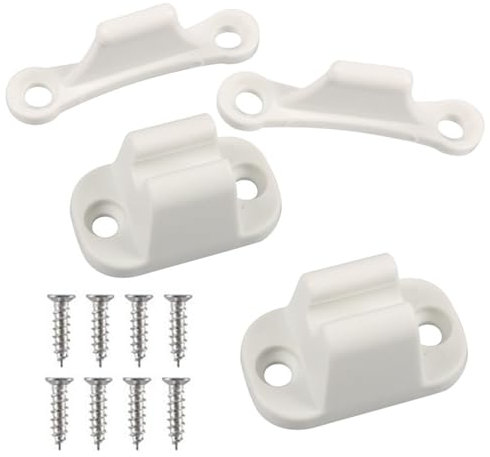 Wanfoou Lot de 2 butoirs de porte pour caravane, camping-car, en plastique, accessoires pour caravane, camping-car, bateau