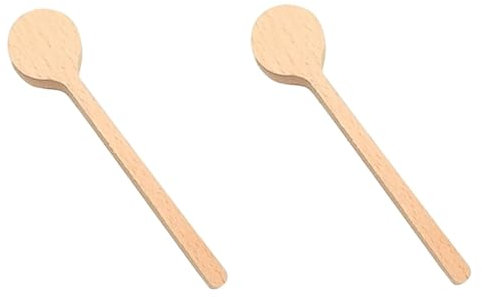 VILLCASE 2 Stk Löffel aus handgeschnitzte Löffel Bausatz Löffelrohlinge zum Schnitzen Tassen holzwerkzeug Handgemachte Holzlöffel gewöhnlicher Löffel Holzlöffel selber machen Hölzern