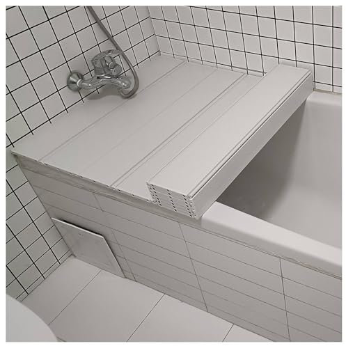 Bandeja Bañera Plegable A Prueba De Polvo Cubierta De Bañera, PVC Bandejas for Bañera Cubierta Aislamiento Estante Baño for SPA, Baño Y Ducha, 1,2cm Espesor Plegable(80x120x1.2cm)