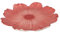 Keyhomestore |Set 4 Piattini in Ceramica, Ø 20 cm con Decoro a Petali, Colore Rosa – Piatti Decorativi Eleganti per Tavola, Arredo Casa o Regalo – Design Raffinato e Moderno