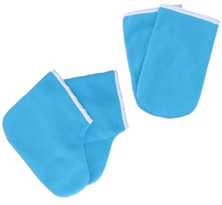 SHERCHPRY Wachsbad-fuß und Handüberzüge Set für Paraffintherapie Zubehör zum Aufwärmen der Haut nach Paraffinbad Anwendung für Fuß und Handpflege