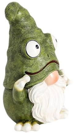 Pavsicgn Gartenzwerge Figur | Dekorative Gartenfigur Skulptur Aus Resin - Miniatur Gesichtslose Deko Für Balkon Wohnzimmer Garten Schreibtisch Terrasse Schlafzimmer