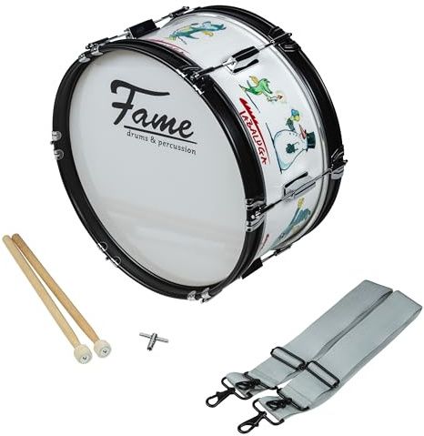 Fame Marching Bass Drum Tabaluga 16x7 - Marching Bass Drum