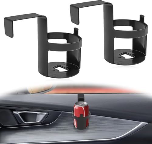 Mautopily Auto Getränkehalter 2er Set – Universal Tür & Fenster Cup Holder mit integriertem Flaschenöffner, rutschfestem Design, langlebigem Kunststoff, Organizer für Dosen & Flaschen im Autoinnenraum