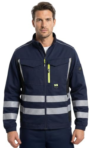 BWOLF DRIFT Giacca da Lavoro da Uomo Primavera/Estate/Autunno in Tessuto Ripstop Molti Tasche
