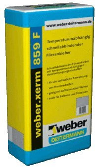 weber.xerm 859 F, 25kg - Temperaturunabhängig abbindender Fliesenkleber