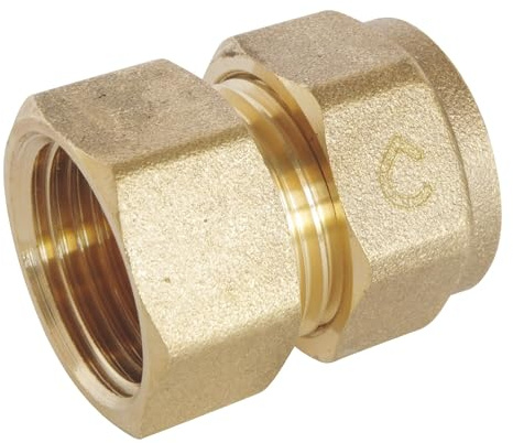 SOMATHERM FOR YOU, Raccord à compression femelle 15/21 pour tube PER Ø16 - Installation facile et rapide - Normé ACS - Pression max 10 bars - Température d'utilisation de 5°C à 90°C