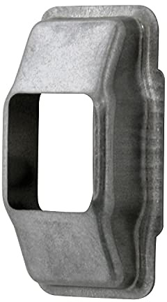 Amig - Carcasa o Embellecedor de Sobreponer de Aluminio para la Guía Superior de la Cinta de Persiana, Tapa Cubre Poleas Perfecta para Cintas de 22 mm, Natural