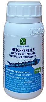 metoprene 0.5 compresse per la prevenzione delle zanzare tipo flubex (anche zanzara tigre) confezione da 100 compresse LARVICIDA