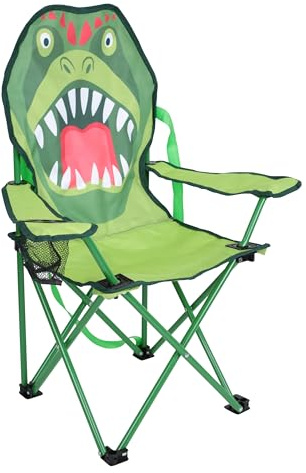 Mountain Warehouse Mini-Figuren-Kinderstuhl - Leichter Hocker, strapazierfähiger Sessel, abwischbarer Sitz - ideal für Frühling, Sommer, Picknicks, Garten, Outdoor Grün Einheitsgröße