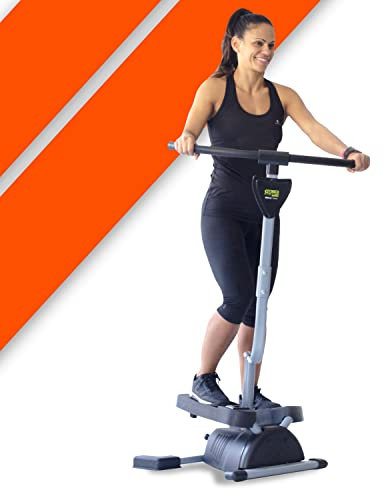 Bonplus BP | Stepper Fitness Cardio Twister | Exercices Fessiers, Jambes, Taille, Abdominaux et Bras | Ave Écran LED | Faire de l'exercice à la Maison | Poids Maximum 120Kg | Fitness