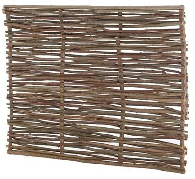 EASY CLOTURE Panneau Bois en noisetier tressé H 1m20 x 1m50 - Palissade clôture de Jardin décorative - Protection vis-à-vis Jardin Terrasse