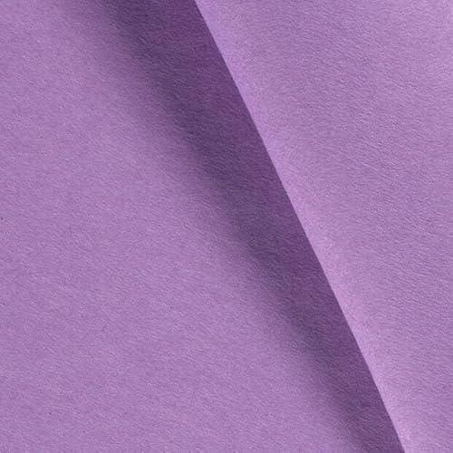 generisch Bastelfilz Meterware - Filzstoff basteln - Dicker Filz Uni - Taschenfilz nähen - robuster Nadelfilz - Dicker Dekofilz einfarbig - 3 mm DICK *** 50 cm x 90 cm ***, Farbe: 043 Flieder
