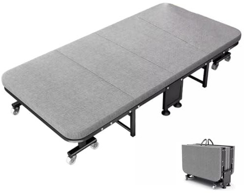 YVYKFZD Feldbett Klappbar für Erwachsene, verstellbares 6-Fach klappbares Campingbett, tragbare Campingliege mit Matratzenauflage bis 330 lbs, für Outdoor, Camping, Zuhause, Krankenhaus (Size : 190x6