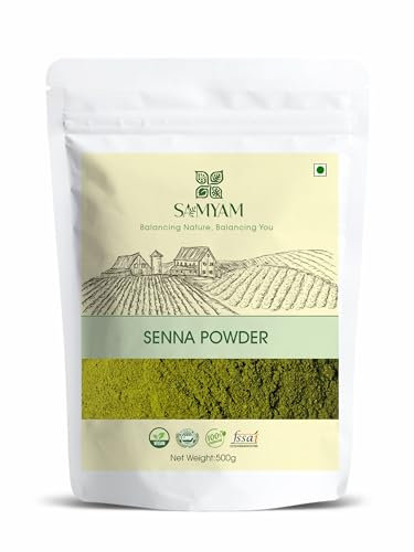SAMYAM Senna Leaves Powder - 500g Pack | Detox, Natural Laxative for Short-Term Constipation Relief