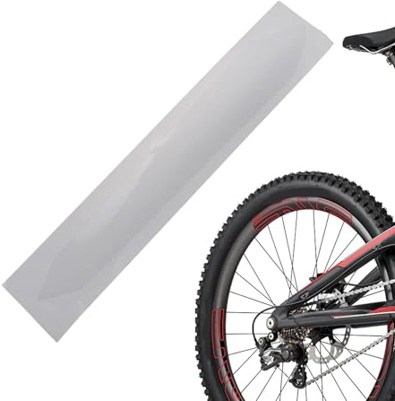 Protection de cadre de vélo - Protection de chaîne de vélo - Protection transparente - Autocollant de protection de cadre pour VTT, vélos de route, accessoires de vélo