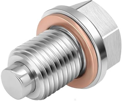 JCUGSBS Bouchon vidange d'huile magnétique Bouchon vidange d'huile M12x 1,5, raccords Remplacement d'écrou vis vidange Retour pour Plupart Voitures