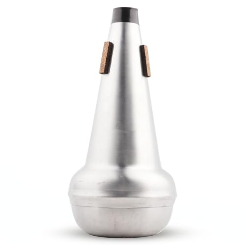 Posaunendämpfer für Tenorposaune, Hochwertiger Aluminiumlegierung Schalldämpfer zum leisen üben, für Übung Zuhause, Proben, Studio & unterwegs
